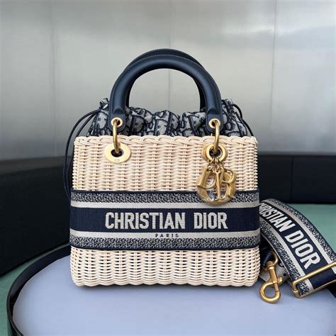 dior rattan|dior wicker bag.